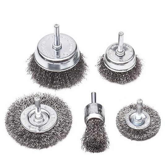 Conjunto de 5 Escovas de Arame - Ideal para Limpeza