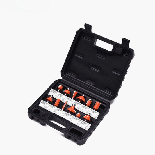 Kit 12 Fresas para Tupia - Aço Carbono de Alta Precisão
