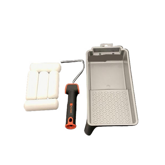 Kit de Rolos de Pintura 4 com 7 Peças - Poliester Acrílico