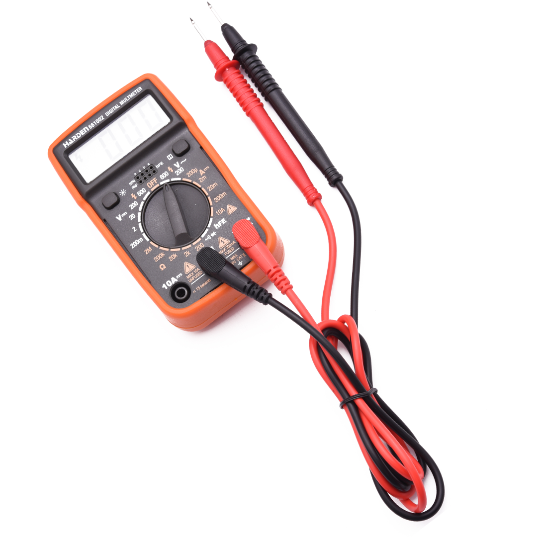 Multímetro Digital Profissional CAT II 600V com Display LCD