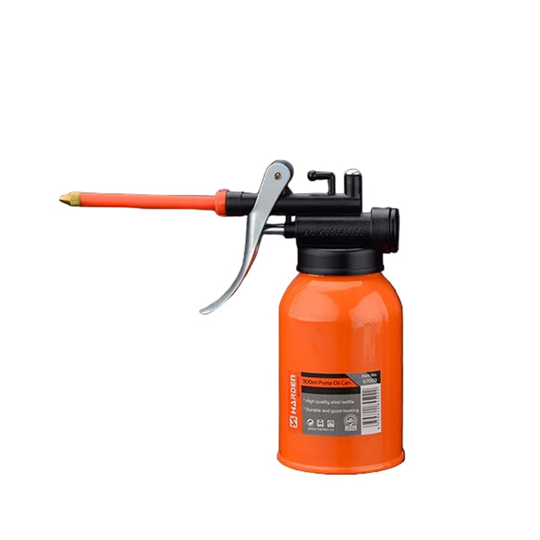 Lubrificador Metálico 300 ml com Bico Flexível e Bomba