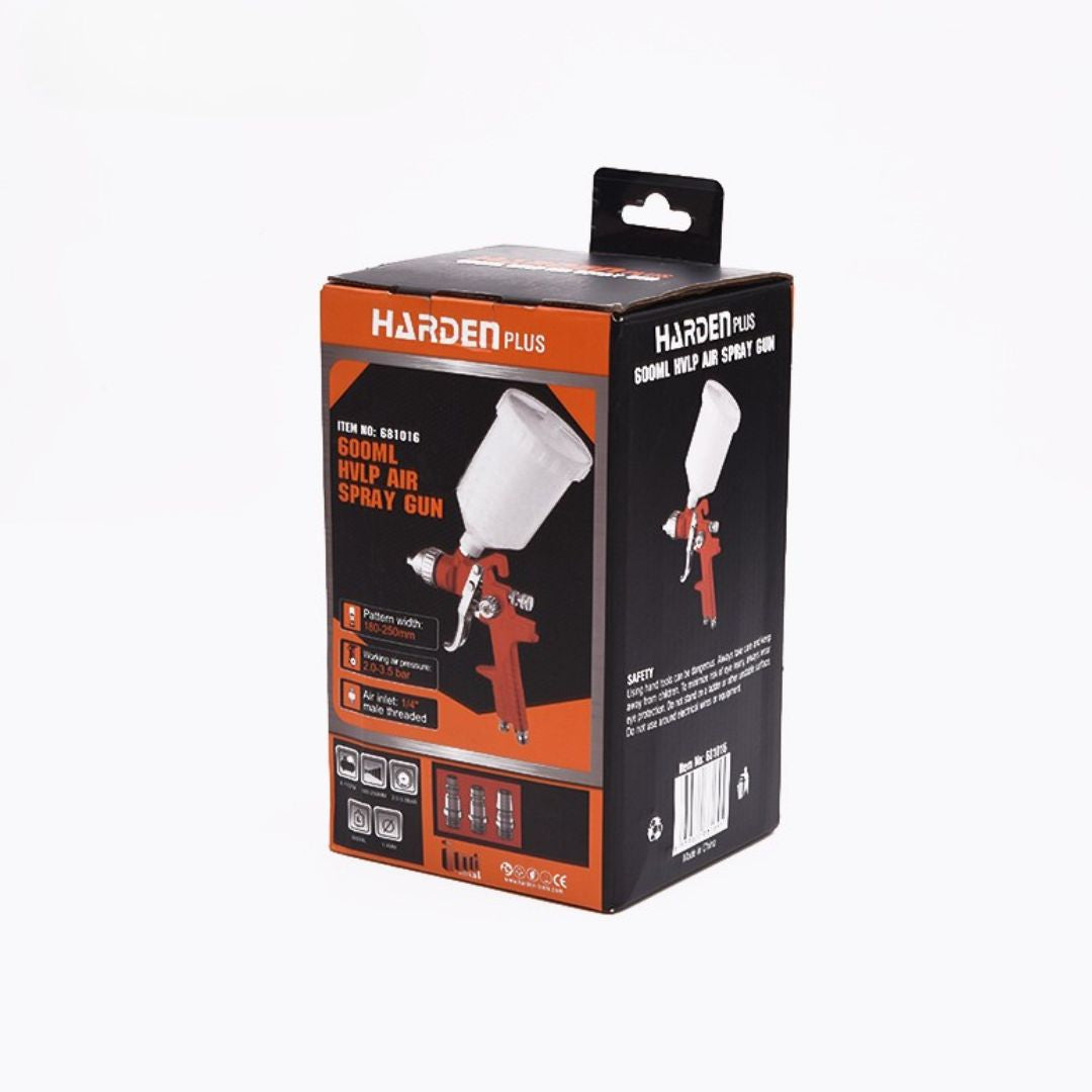 Pistola de Pintura HVLP 600 ml com Bico de 1 e Alimentacao