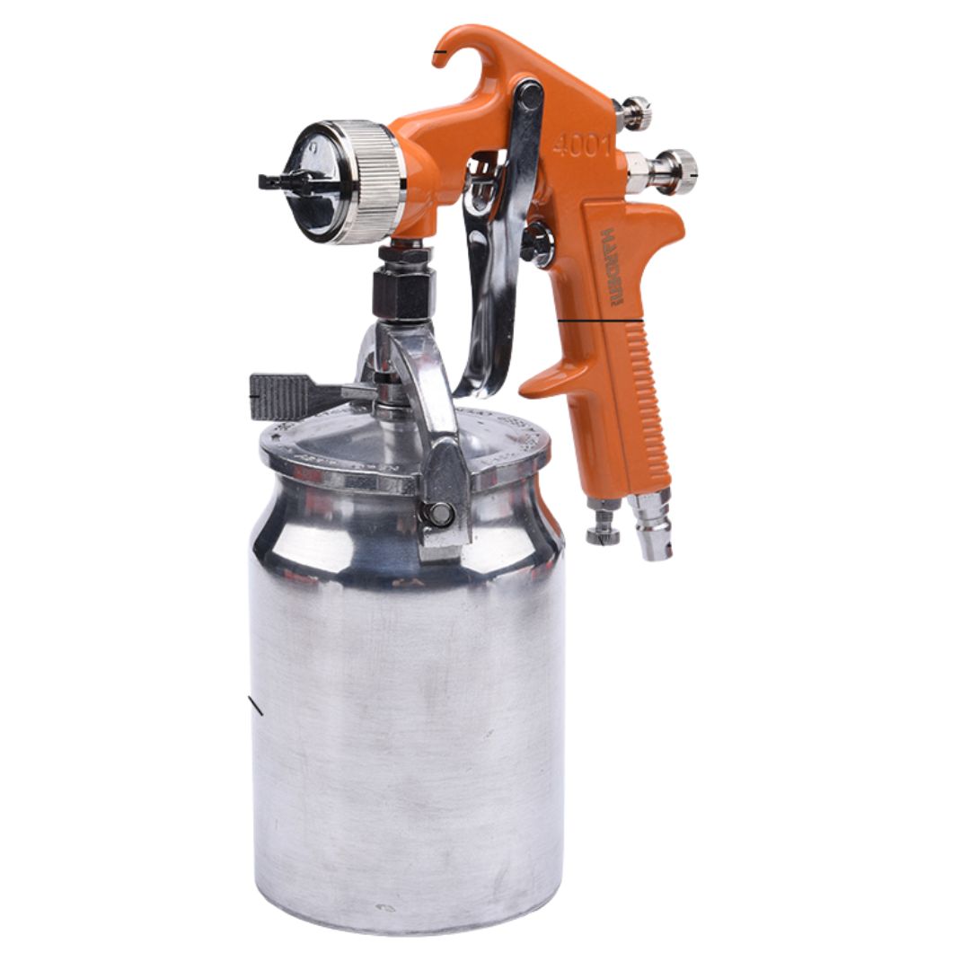 Pistola de Pintura Pneumática 1000 mL com Copo de Alumínio