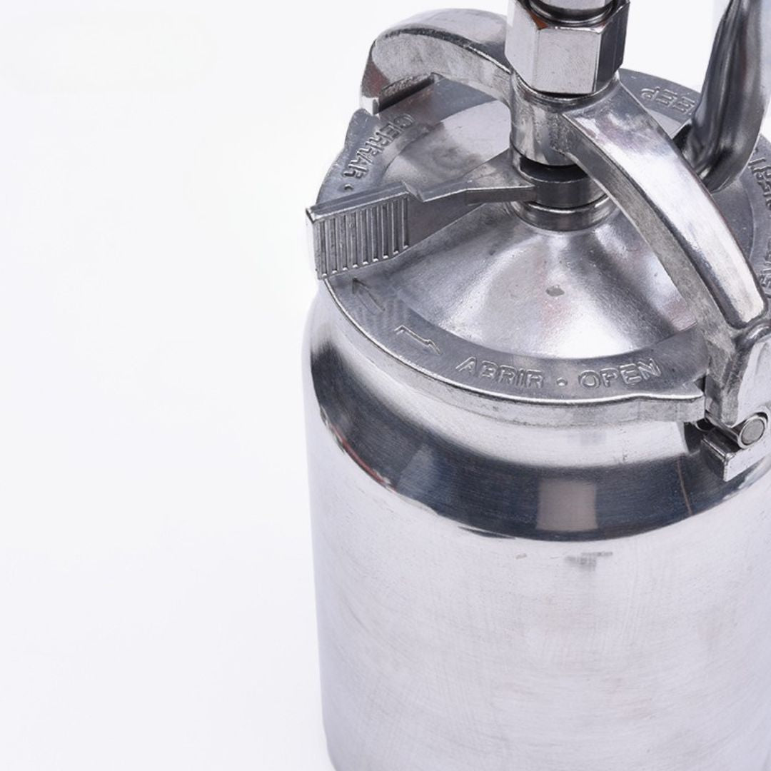 Pistola de Pintura Pneumática 1000 mL com Copo de Alumínio