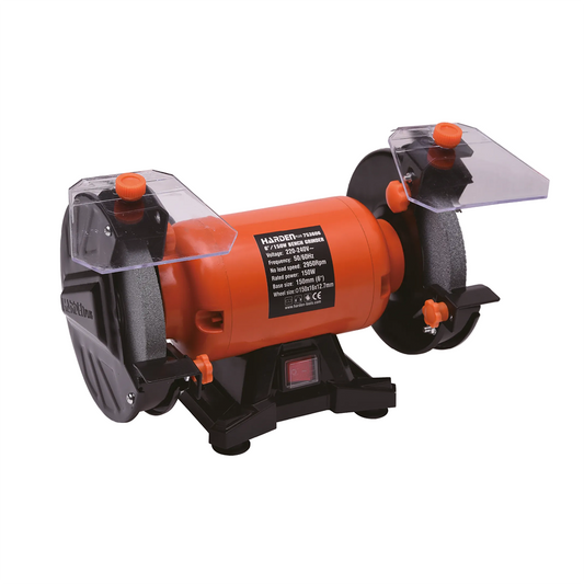 Esmeril de Bancada Harden 6" (150 mm) 150W com Base em Alumínio