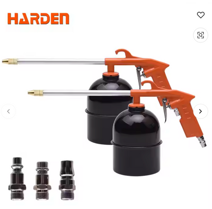 Kit Pistola de Lavagem com Ar Comprimido HARDEN 2 Peças 800 ml com Conector Rápido (Americano, Europeu ou Japonês)