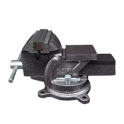 Morsa de Bancada HARDEN em Ferro Fundido com Base Giratória e Mordentes Temperados (3” a 8”)