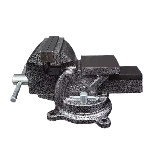 Morsa de Bancada HARDEN em Ferro Fundido com Base Giratória e Mordentes Temperados (3” a 8”)
