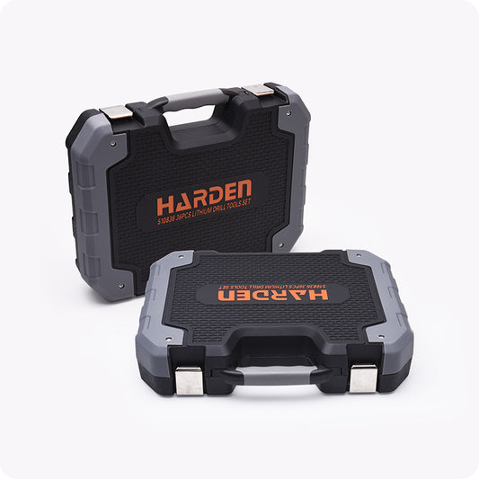 Kit Parafusadeira Sem Fio 12V HARDEN – 36 Peças com Acessórios para Construção e Marcenaria
