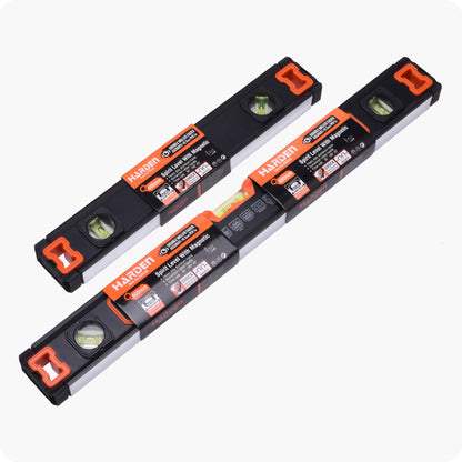 Nível Magnético Profissional HARDEN em Alumínio Reforçado 400 mm a 1200 mm com 3 Bolhas