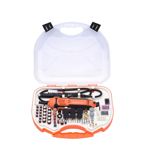 Kit Micro Retífica 211 Peças com Eixo Flexível HARDEN 130W – 220V