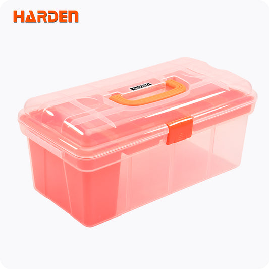 Caixa de Ferramentas Plástica HARDEN 385mm (15”) com Bandeja Removível