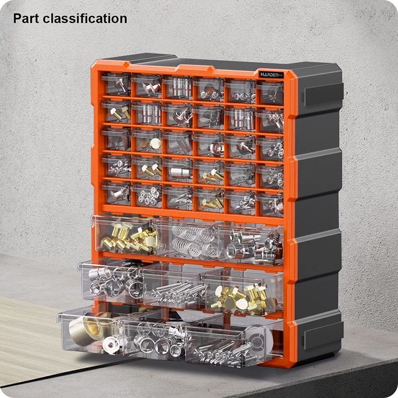 Torre Organizadora Modular em Polipropileno com 39 Gavetas