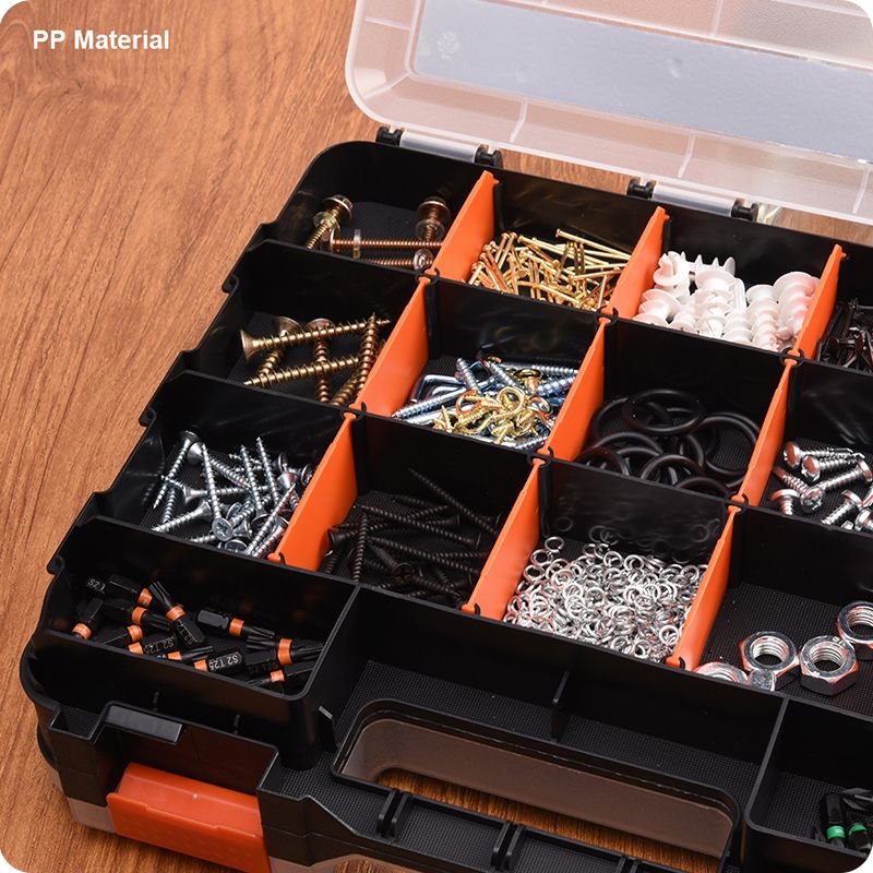 Organizador Plástico Dupla Face HARDEN 320mm (12,5”) com Divisórias Ajustáveis