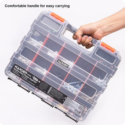 Organizador Plástico Dupla Face HARDEN 320mm (12,5”) com Divisórias Ajustáveis