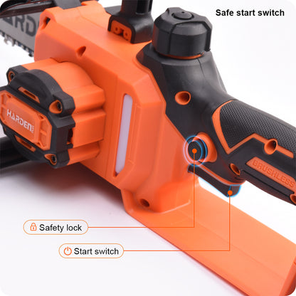 Motosserra a Bateria HARDEN 20V com Motor Sem Escovas Sabre 200 mm (8”) e 300 mm (12”)