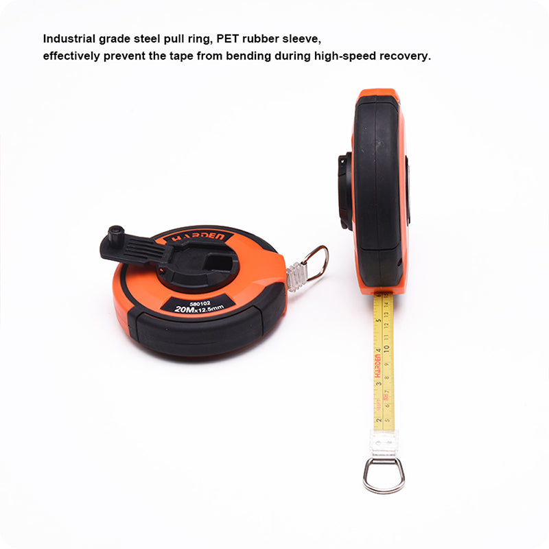 Trena Longa HARDEN Profissional com Caixa Reforçada e Recolhimento Rápido – 20 m, 30 m e 50 m