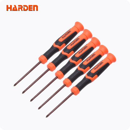 Jogos de Chaves Phillips de Precisão HARDEN PH00 e PH1 x 50 mm (5 Peças)
