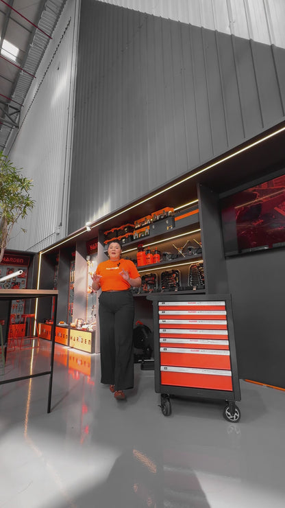 Carrinho de Oficina 7 Gavetas HARDEN com Freio e Bloqueio Automático